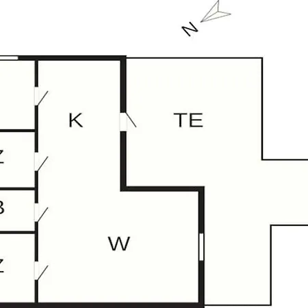 6 Person In Nysted-by Traum Дом отдыха